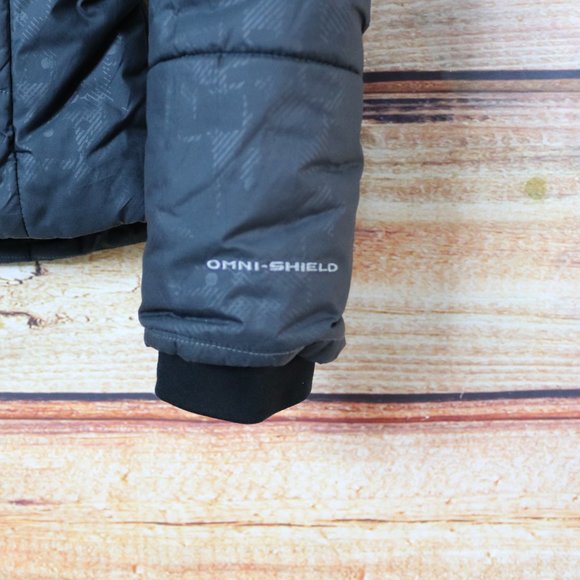 Columbia Puffer Womens Small Black Jacket Omni-Shield Interchange Titanium - Picture 7 of 12